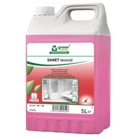 Tana GreenCare SANET lavocid Sanitärreiniger 5 Liter Für alle säurebeständigen Flächen in Bad- & Sanitärbereichen 5 Liter