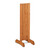 Relaxdays Rankgitter Holz, ausziehbar bis 180 cm, Rankhilfe Kletterpflanzen, Scherengitter freistehend, Garten, orange