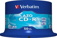 CD-R 80min/700MB/52x Cakebox (50 Disc) VERBATIM 43343(VE50)