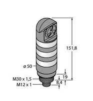 Signalsäule TL50BLGRY1ALS4Q