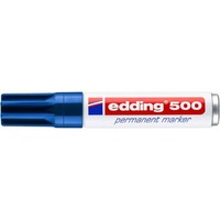 Marcatore permanente edding 500 punta scalpello 2-7 mm blu E-500 003