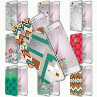 NALIA Case compatible with Huawei Nova, Ultra-Thin Pattern Silicone Back Cover Protector Soft Skin, Crystal Clear Gel Shockproof Bumper, Slim Transparent Protective Indian Pattern