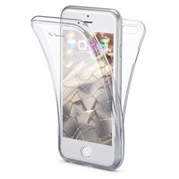 NALIA 360 Gradi Cover compatibile con Apple iPhone 6 6S, Totale Custodia Protezione Silicone Trasparente Sottile Full-Body Case Morbido Cellulare Ultra-Slim Protettiva Bumper Gu...