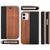 NALIA Wood Cover compatible with iPhone 12 Mini Flip Case, Wooden Full Body Mobile Phone Protector, Protective Natural Front & Back Complete Coverage Bumper Premium Shockproof W...