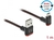 EASY-USB 2.0 Kabel Typ-A Stecker zu EASY-USB Typ Micro-B Stecker gewinkelt oben / unten 1 m schwarz,