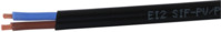 PVC Niedervoltleitung SIF-PV/P 2 x 4,0 mm², ungeschirmt, schwarz