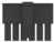 Buchsengehäuse, 12-polig, RM 3 mm, gerade, schwarz, 1-794617-2