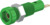 2 mm Buchse, Lötanschluss, Einbau-Ø 5.3 mm, grün, 23.0050-25