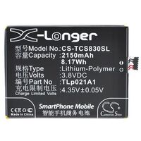 Battery 8.17Wh Li-ion 3.8V 2150mAh for TCL Mobile 8.17Wh Li-ion 3.8V 2150mAh TLp021A1 Handy-Batterien