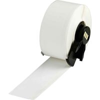 White Polyester Tape for M611, BMP61 and BMP71 25.40 mm X 15.24 m PTL-42-422, White, Self-adhesive printer label, Polyester, Thermal Printer Labels