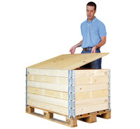 Deksel voor houten set-up frame, 800x600x8mm, 1/2 EURO