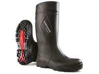 Dunlop Protective Footwear Purofort+® Wellington Laarzen, Volledige Bescherming, Maat 41, Zwart (paar 2 stuks)