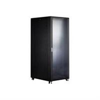 Rack (vertical) - cabinet - floor-standing - black, RAL 9005 - 42U - 19