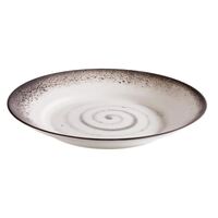 APS Circle Bowl in Black Melamine Dishwasher Safe Stackable - 405mm