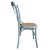 Bolero Bentwood Chairs in Blue Birch Wood & Metal - 890 x 495 x 550mm