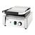 Nisbets Essentials Contact Grill Ribbed Top Stainless Steel - Built In Tray