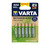VARTA Piles rechargeables recyclées AAA 5 + 1 offerte