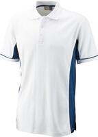 T-shirt Koszulka polo Cont., rozmiar XL, kolor biało-indygo