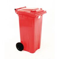 Wheelie bins 120L Red