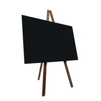 Chalkboard and easel - board size 800 x 1200mm