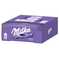 Milka Alpenmilch Schokolade, 24 Tafeln je 100g
