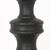 Tischleuchte LYONS C, E27, Ø 30cm, schwarz, Schirm Leinen, weiß
