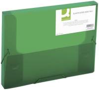 Heftbox transluz grün Q-CONNECT KF02308 A4 25mm PP