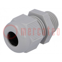Cable gland; M16; 1.5; IP68; polyamide; grey; HELUTOP HT-M