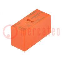 Relay: electromagnetic; SPDT; Ucoil: 5VDC; Icontacts max: 12A; RT1