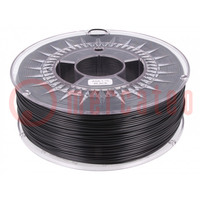 Filament: ASA; Ø: 1,75mm; fekete; 230÷240°C; 1kg; oldható