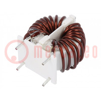 Inductance: bobine; THT; 500uH; 8mΩ; 250VAC; -25÷120°C; SC; 15A