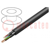 Cable: DMX; HELUSOUND®; 1x2x0,25mm2,3G1,5mm2; cuerda; 110Ω; 13,2mm