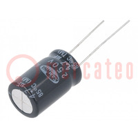 Capacitor: electrolytic; bipolar; THT; 4.7uF; 250VDC; Ø12.5x20mm