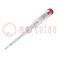 Voltage tester; slot; insulated; SL 3; Blade length: 60mm; 250VAC