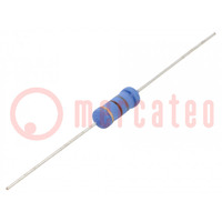 Resistor: metal oxide; 680Ω; 2W; ±5%; Ø5x12mm; -55÷155°C