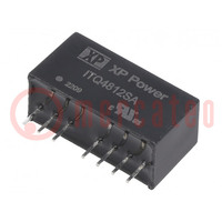 Convertitore: DC/DC; 6W; Ud'ingr: 18÷75V; Ud'usc: 12VDC; Iusc: 500mA