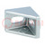 Angle bracket; for profiles; Width of the groove: 5mm; W: 17mm