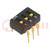 Switch: DIP-SWITCH; Poles number: 3; ON-OFF; 0.03A/30VDC; Pos: 2