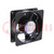 Fan: AC; axial; 230VAC; 119x119x38mm; 114m3/h; 30dBA; slide bearing