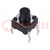 Microswitch TACT; SPST; Pos: 2; 0.05A/12VDC; THT; 1N; 6x6x3.5mm; 7mm