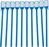 Rohr- und Kabelkennzeichnungsbänder - Blau, 6 x 196 mm, Nylon, Kabel, Rohre, 1
