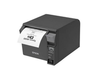 TM-T70II - Bon-Thermodrucker mit Frontausgabe, 80mm, Abschneider, USB + Ethernet, schwarz - inkl. 1st-Level-Support