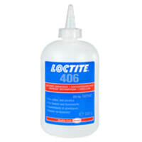 Loctite 406 Cyanacrylat Sekundenkleber, 1K für Gummi und Kunststoff, Inhalt: 500