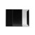 Türschilder NEW AGE, schwarz mattes Aluminium, Acrylglas, Maße: 15,0 x 11,0 x 0,6 cm