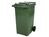 SARO 2 Rad Müllgroßbehälter 80 Liter -grün- MGB80GR, Ansicht vorne
