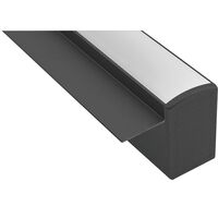 Produktbild zu Tükörlámpa Mirror semleges fehér, 650 mm fekete lakkozott alumínium