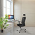 Schreibtisch / Computertisch WORKSPACE LIGHT I 120 x 60 cm grau / weiß hjh OFFICE