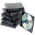 CD-Leerhülle 25 Stück schwarz/transparent Slimcase Q-CONNECT KF02210