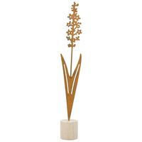 Blume Tôle - metall/Holz - 6,5x5,8x45 cm