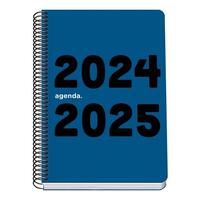 DOHE AGENDA ESCOLAR A5 ESPIRAL SV MEMORY BASIC CUBIERTA PP AZUL 2024-2025